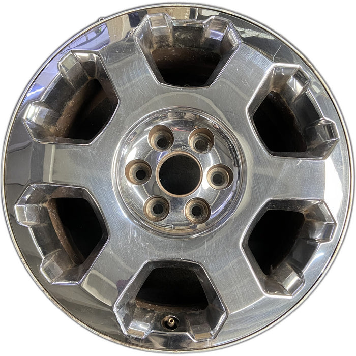 20" FORD F150 PICKUP 09-12 20x8.5, 6 spoke, chrome Original OEM Wheel Rim - Front View