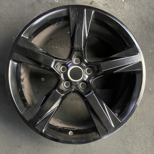 20" CAMARO 16-17 20x9.5, 5 solid spoke, black Original OEM Wheel Rim - Additional View