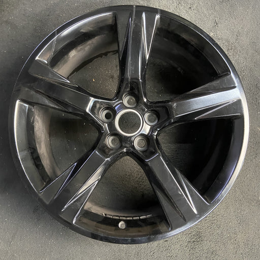 20" CAMARO 16-17 20x8.5, 5 solid spoke, black Original OEM Wheel Rim - Additional View