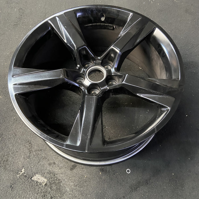 20" CAMARO 16-17 20x8.5, 5 solid spoke, black Original OEM Wheel Rim - View 8