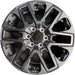 20" SEQUOIA 23-25 20x8, open spoke , matte black Original OEM Wheel Rim - Front View