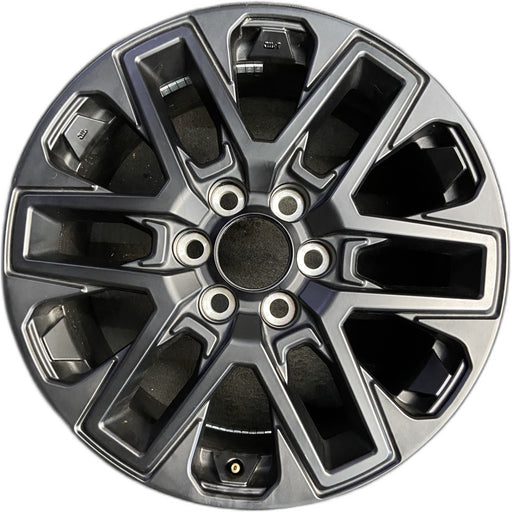 20" SEQUOIA 23-25 20x8, open spoke , matte black Original OEM Wheel Rim - Front View