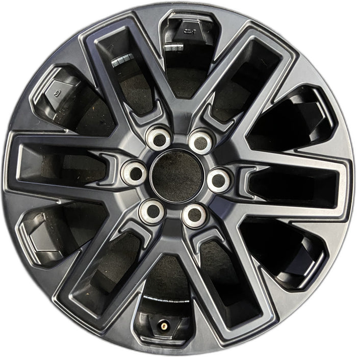 20" SEQUOIA 23-25 20x8, open spoke , matte black Original OEM Wheel Rim - Front View