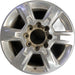 20" SIERRA 2500 PICKUP 17-19 20x8.5, 6 spoke Original OEM Wheel Rim - Front View