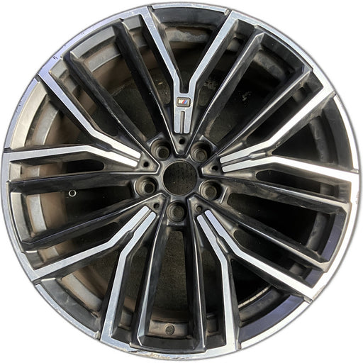 20" 530e 21-23 20x8, Original OEM Wheel Rim - Front View