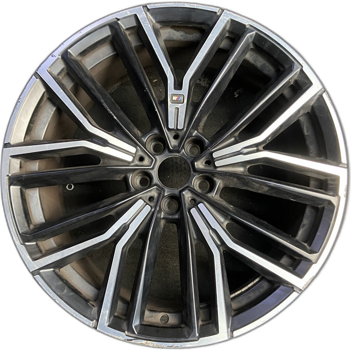 20" 530e 21-23 20x8, Original OEM Wheel Rim - Front View