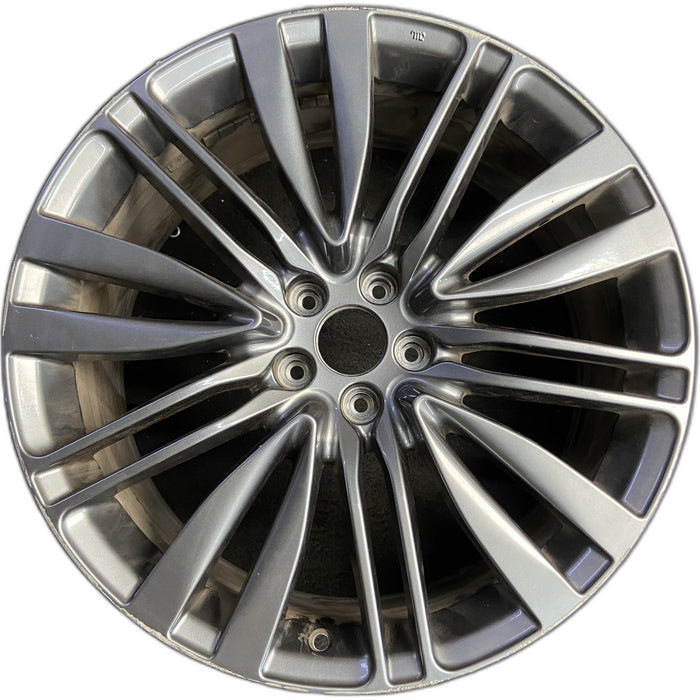 21" INFINITI QX70 17 21x9.5 , 20 spoke Original OEM Wheel Rim - Front View