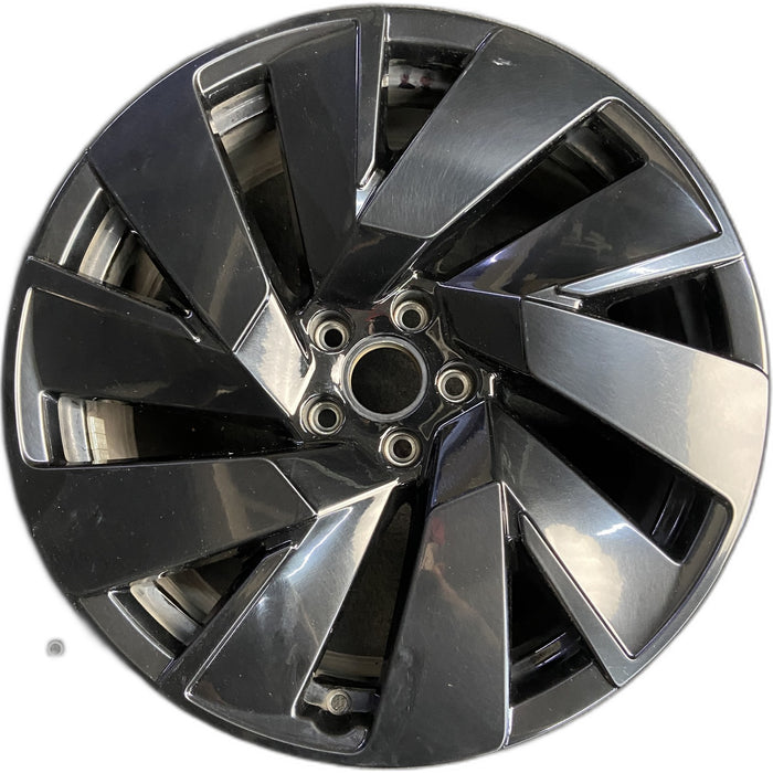 20" ATLAS 24-25 20x8, , black Original OEM Wheel Rim - Front View