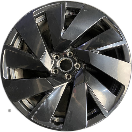 20" ATLAS 24-25 20x8, , black Original OEM Wheel Rim - Front View