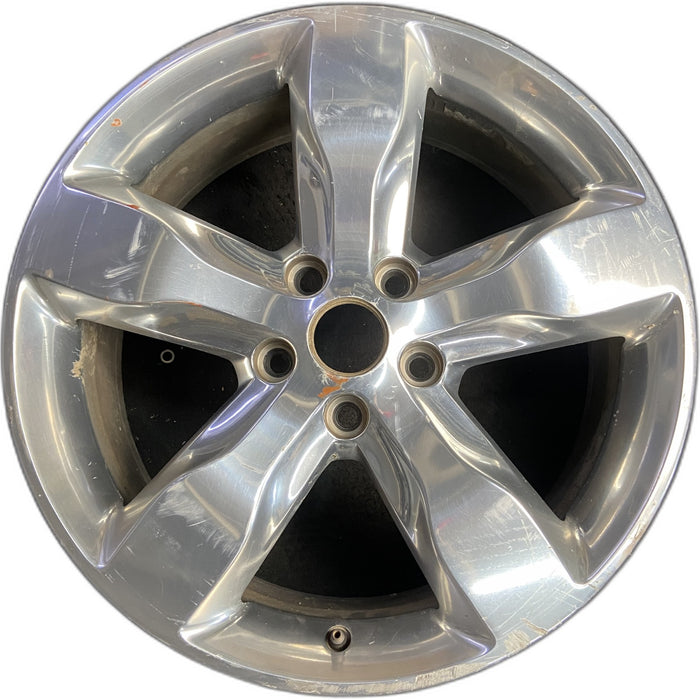 20" GRAND CHEROKEE 12-13 , 20x8, 5 spoke, polished Original OEM Wheel Rim - Front View