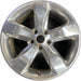 20" GRAND CHEROKEE 12-13 , 20x8, 5 spoke, polished Original OEM Wheel Rim - Front View