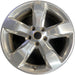 20" GRAND CHEROKEE 12-13 , 20x8, 5 spoke, polished Original OEM Wheel Rim - Front View