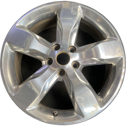 20" GRAND CHEROKEE 12-13 , 20x8, 5 spoke, polished Original OEM Wheel Rim - Front View