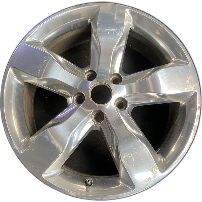 20" GRAND CHEROKEE 12-13 , 20x8, 5 spoke, polished Original OEM Wheel Rim - Front View