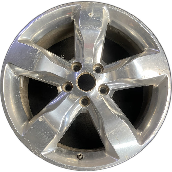 20" GRAND CHEROKEE 12-13 , 20x8, 5 spoke, polished Original OEM Wheel Rim - Front View
