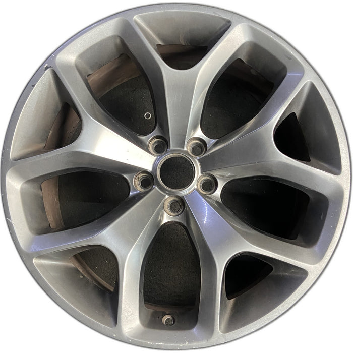 20" CHALLENGER 15-17 20x8 , 5 Y spoke, polished with silver pockets Original - Front View