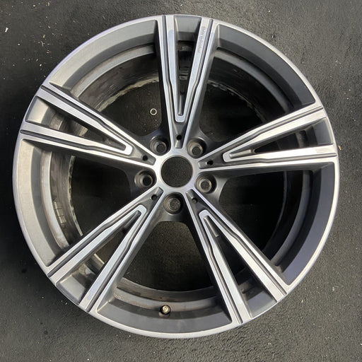 19" BMW 330e 21-24 19x8, , V spoke Original OEM Wheel Rim - Additional View