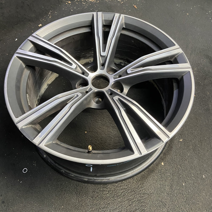 19" BMW 330e 21-24 19x8, , V spoke Original OEM Wheel Rim - View 7