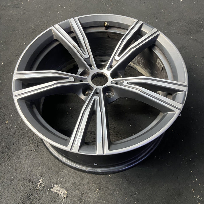 19" BMW 330e 21-24 19x8, , V spoke Original OEM Wheel Rim - View 8