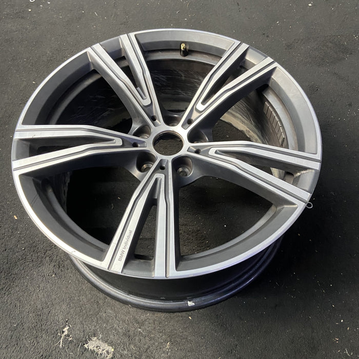 19" BMW 330e 21-24 19x8, , V spoke Original OEM Wheel Rim - View 8