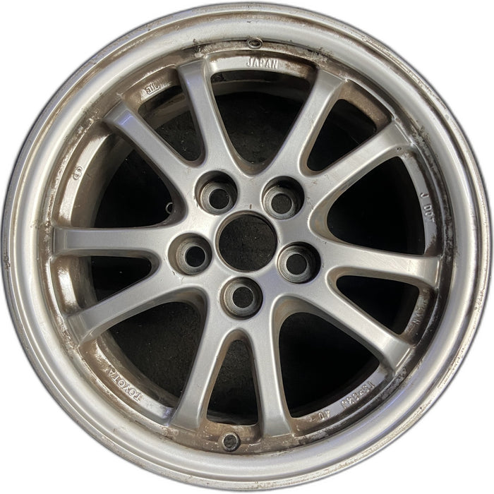 15" COROLLA 20 Sedan, 15x6.5 Original OEM Wheel Rim - Front View