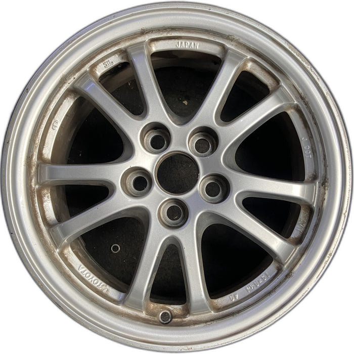 15" COROLLA 20 Sedan, 15x6.5 Original OEM Wheel Rim - Front View
