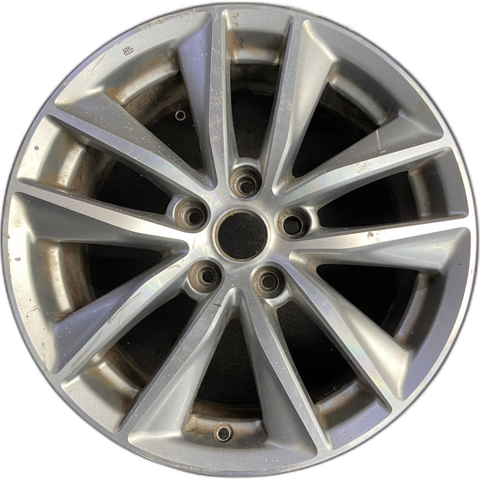 17" INFINITI Q50 14-15 17x7.5 , , narrow spoke width Original OEM Wheel Rim - Front View
