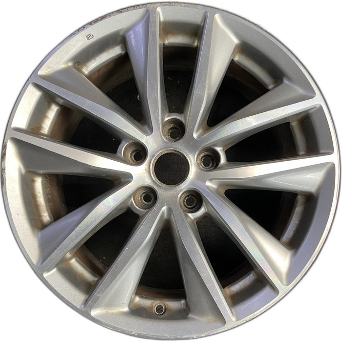 17" INFINITI Q50 14-15 17x7.5 , , narrow spoke width Original OEM Wheel Rim - Front View