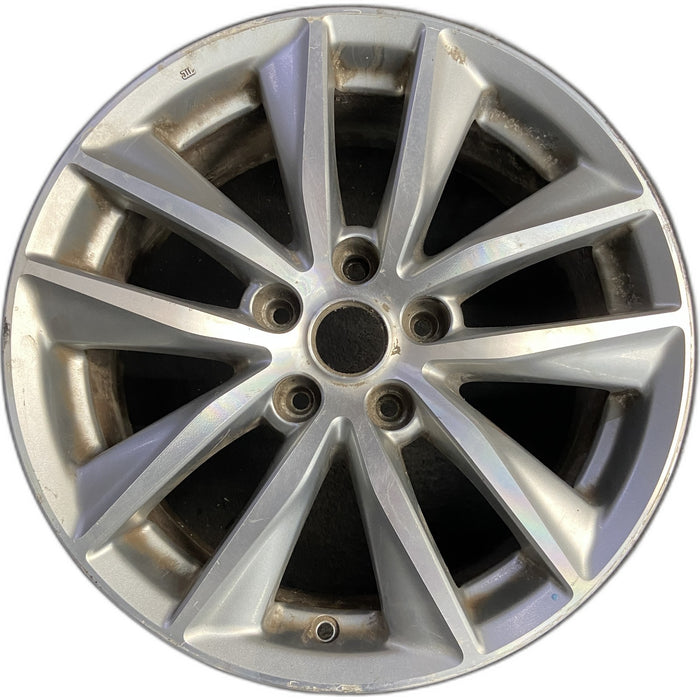17" INFINITI Q50 14-15 17x7.5 , , narrow spoke width Original OEM Wheel Rim - Front View