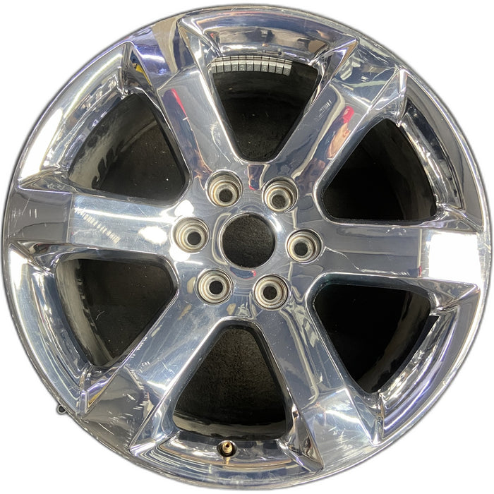 20" FORD F150 PICKUP 21-23 20x8.5, 6 spoke, chrome Original OEM Wheel Rim - Front View