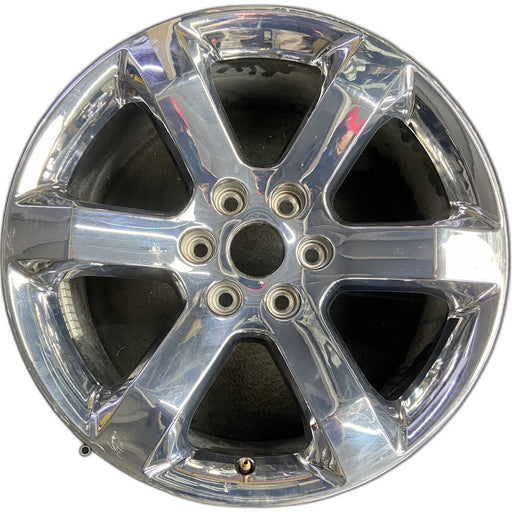 20" FORD F150 PICKUP 21-23 20x8.5, 6 spoke, chrome Original OEM Wheel Rim - Front View