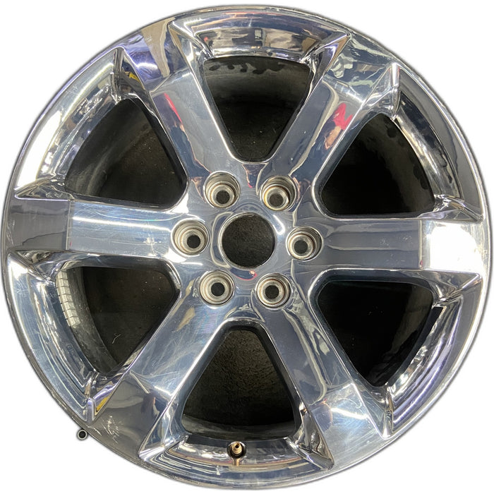 20" FORD F150 PICKUP 21-23 20x8.5, 6 spoke, chrome Original OEM Wheel Rim - Front View
