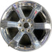 20" FORD F150 PICKUP 21-23 20x8.5, 6 spoke, chrome Original OEM Wheel Rim - Front View