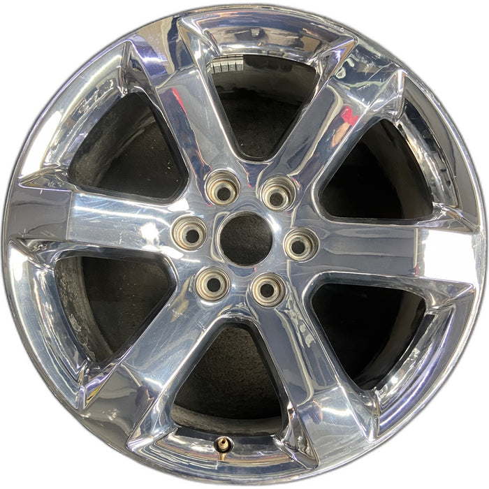 20" FORD F150 PICKUP 21-23 20x8.5, 6 spoke, chrome Original OEM Wheel Rim - Front View