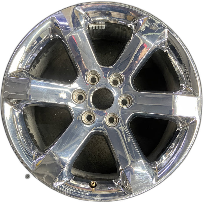 20" FORD F150 PICKUP 21-23 20x8.5, 6 spoke, chrome Original OEM Wheel Rim - Front View