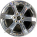 20" FORD F150 PICKUP 21-23 20x8.5, 6 spoke, chrome Original OEM Wheel Rim - Front View