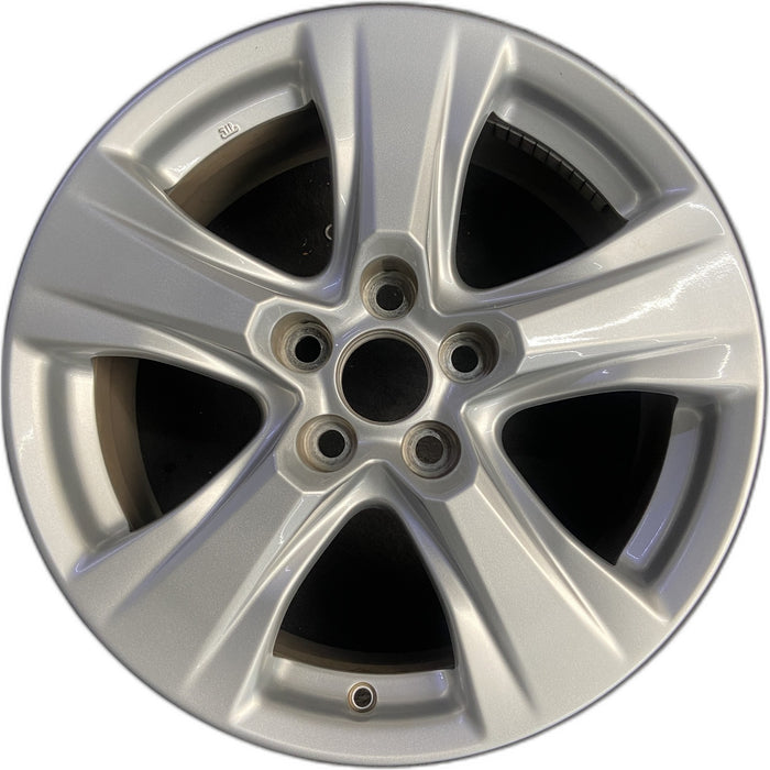 17" RAV4 19-25 17x7, alloy , silver Original OEM Wheel Rim - Front View