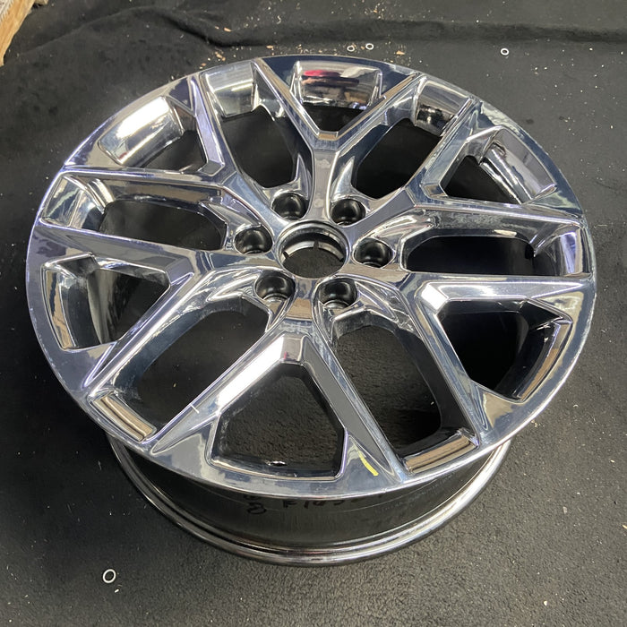 22" ESCALADE 15-20 22x9, 6 spoke, double, chrome, opt SEY Original OEM Wheel Rim - View 7