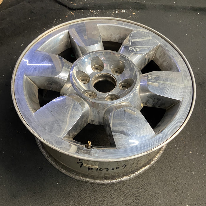 20" SIERRA 1500 PICKUP 09-11 20x8.5, 6 spoke, chrome, flat faced spoke, w/encirc - View 7