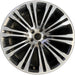 20" 300 11 20x8 , 10 double spoke , , black pockets Original OEM Wheel Rim - Front View