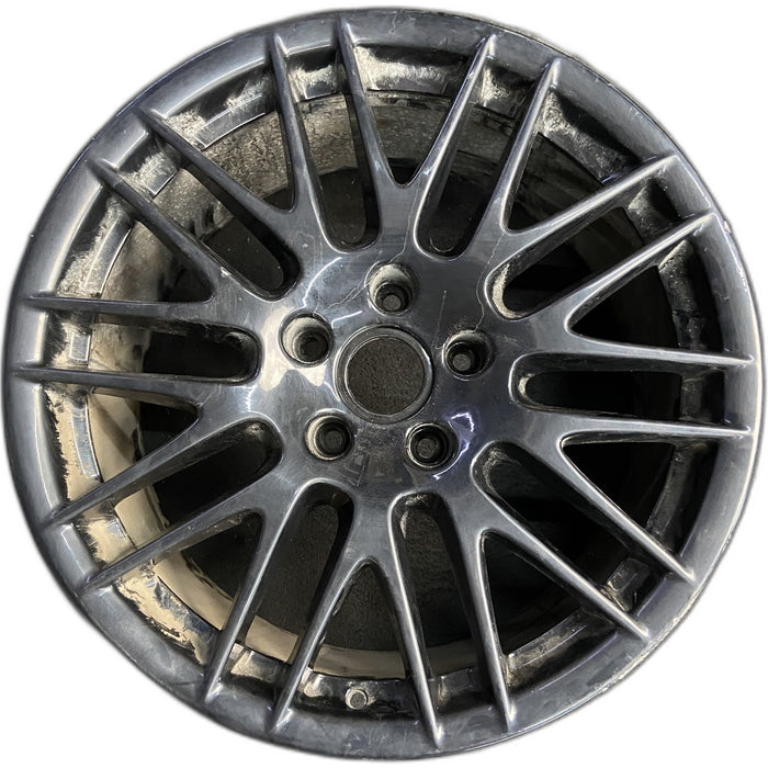20" PORSCHE CAYENNE 16 20x9.5 , , , black finish Original OEM Wheel Rim - Front View