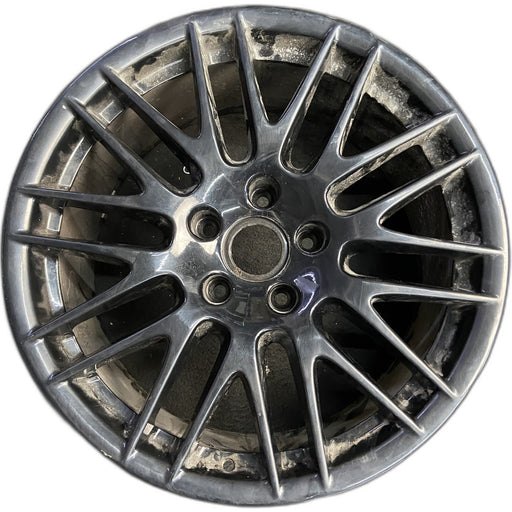 20" PORSCHE CAYENNE 16 20x9.5 , , , black finish Original OEM Wheel Rim - Front View