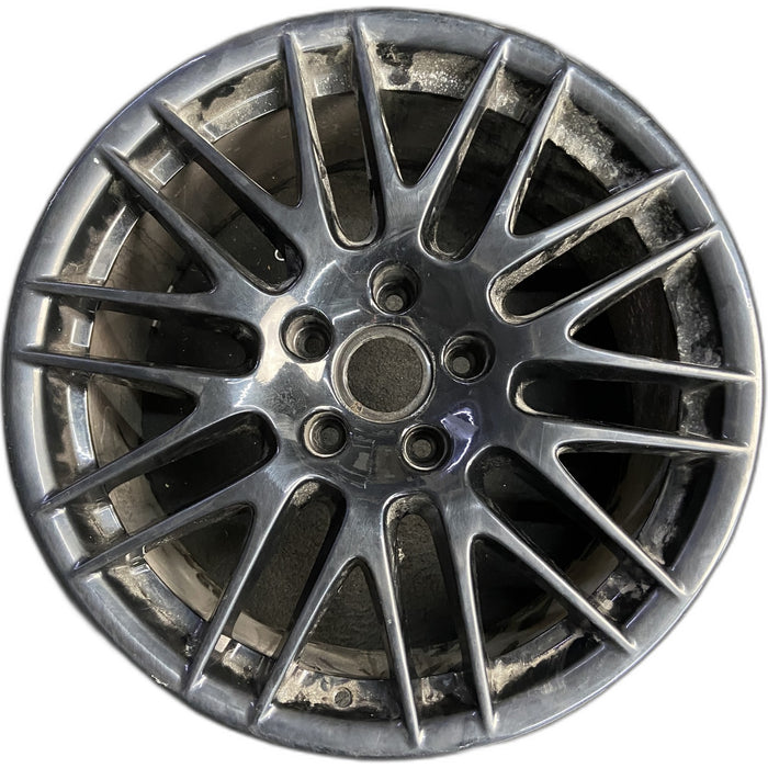 20" PORSCHE CAYENNE 16 20x9.5 , , , black finish Original OEM Wheel Rim - Front View