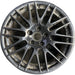 20" PORSCHE CAYENNE 16 20x9.5 , , , black finish Original OEM Wheel Rim - Front View