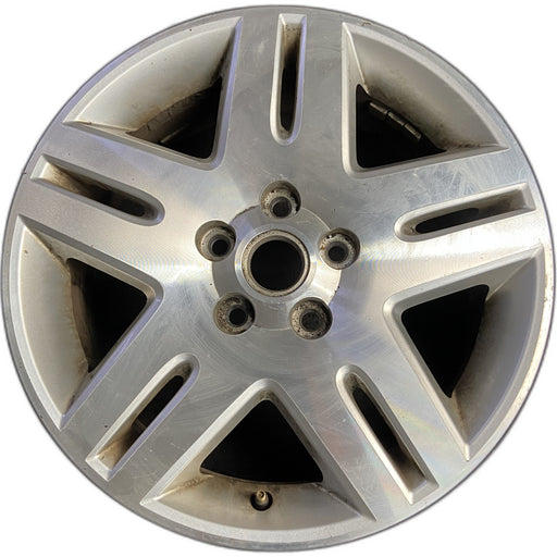 17" IMPALA 06-08 17x6.5, 5 double spoke machined finish Original OEM Wheel Rim - Front View