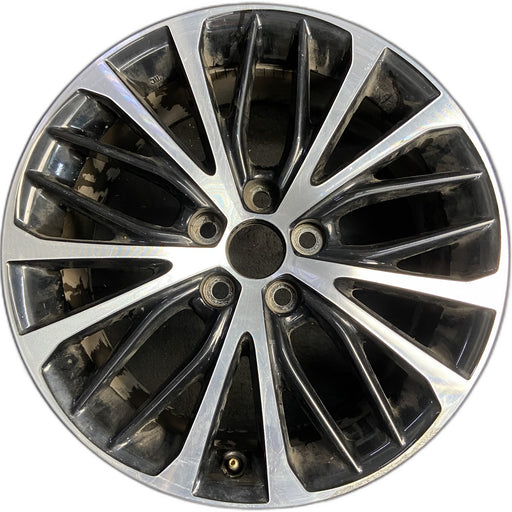 18" CAMRY 18-20 18x8 , silver black Original OEM Wheel Rim - Front View