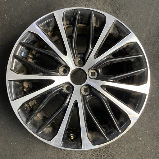 18" CAMRY 18-20 18x8 , silver black Original OEM Wheel Rim - Additional View