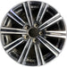 21" LEXUS LX570 19 , 21x8.5, , machined black Original OEM Wheel Rim - Front View