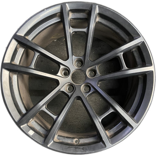 20" CHALLENGER 17-19 20x9.5, 5 spoke, double spoke , black Original OEM Wheel - Front View