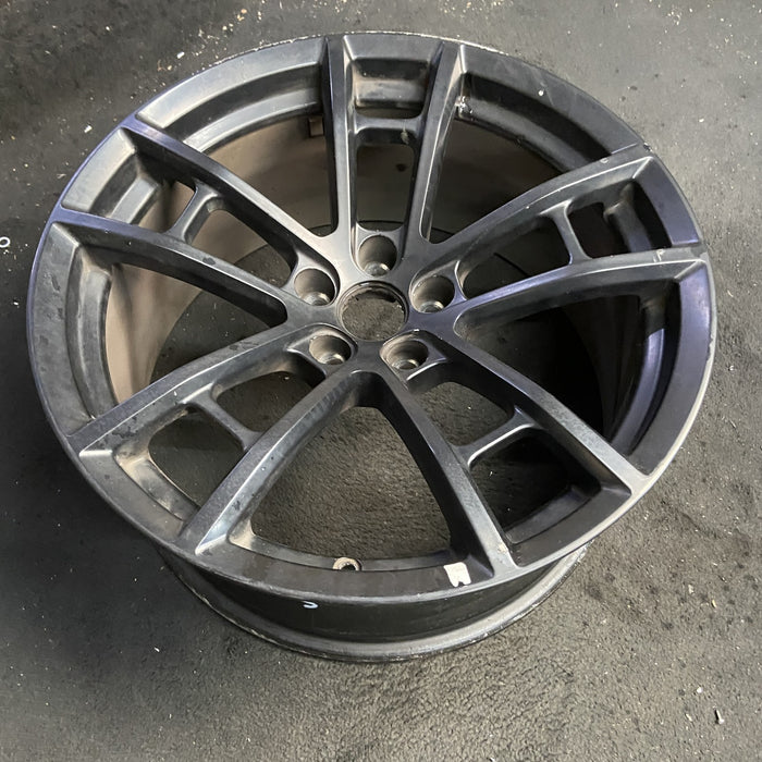 20" CHALLENGER 17-19 20x9.5, 5 spoke, double spoke , black Original OEM Wheel - View 7